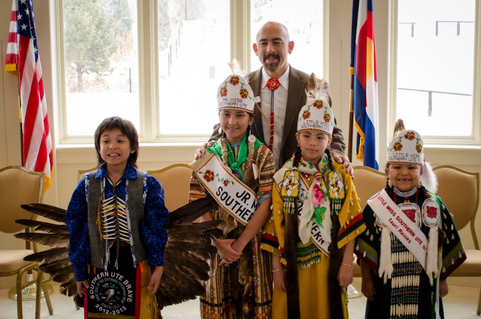 Joe Garcia Lg Southern Ute Drum Visit Ccia